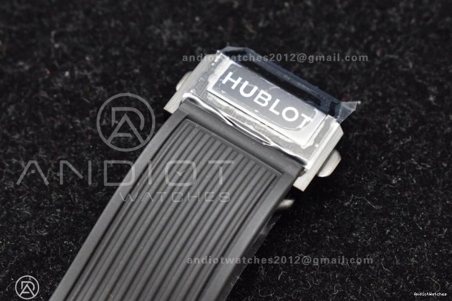 Edition Bang Hublot On Black Big Dial 1:1 Strap Titanium 898 Best Black Rubber Skeleton Sporty Unico ZF A 1114